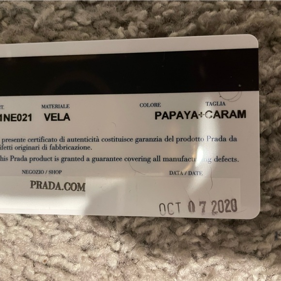 PRADA Re-Nylon Necessaire 1NE021 Papaya+Caramel Toiletry Bag NEW w/ Tags 2020 - Picture 8 of 11